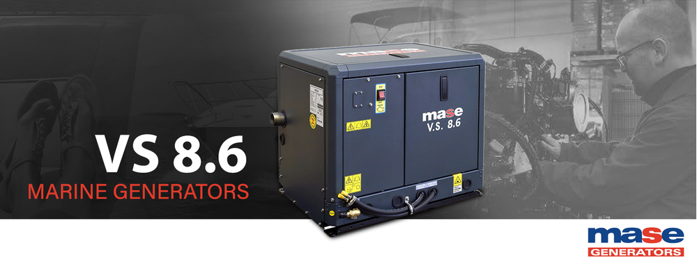 MASE GENERATORS - VS 8.6 - 8.5 KW - 50/60Hz - Variable Speed (RPM)